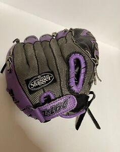Louisville Slugger Purple Silver Black Youth Baseball Glove 