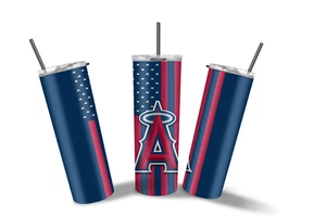 Los Angeles Angels 20 oz Tumbler with box, lid and straw - Picture 1 of 1