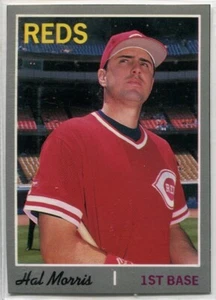 1992 Baseball Cards Magazine '70 Topps #10 Hal Morris Cincinnati Reds - Picture 1 of 2