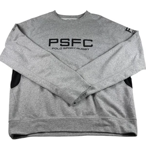 Polo Sport Ralph Lauren PSFC Polo Sport Rugby Gray Crewneck Sweatshirt XL - Picture 1 of 14