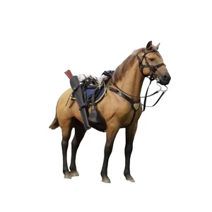 DID E60076 1/6 Scale Brown War Horse Standing Model Figure Accessory onUs - Picture 1 of 10