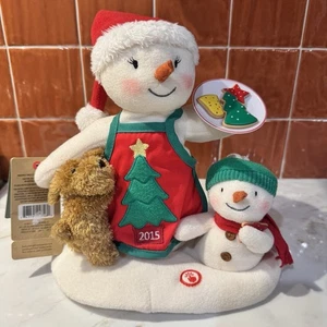 Hallmark Jingle Pals 2015 Time For Cookies Schneemann animiert Weihnachten funktioniert - Bild 1 von 9