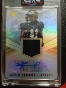 2017 Panini XR Rookie Swatch Autographs Alvin Kamara #RSA-AK /199 (AU, MEM, RC) - Picture 1 of 3
