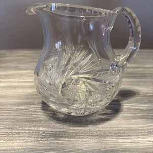 Vintage Stern Mittelschliff Kristall Krug 6,5’ schwer  - Bild 1 von 10