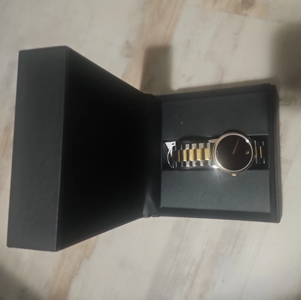 Movado Classic Museum Men's Black Watch - 2100016 - Image 1 of 1