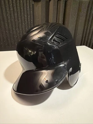 Rawlings 黑色击球头盔单襟右手大号 — 第 1/4 张图片