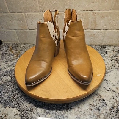 Botín Pierre Dumas Estampado Vaca Mujer 9 West-4 Cremallera Foto 1 de 4