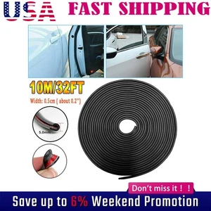 32ft U Shape Rubber Seal FOR Car Door Edge Guard Molding Trim Protectors Strip - Picture 1 of 11