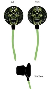 Lot of 10 Original Gangster Skull Ear Buds In-Ear Headphones Dollar Sign Digitat - Picture 1 of 5