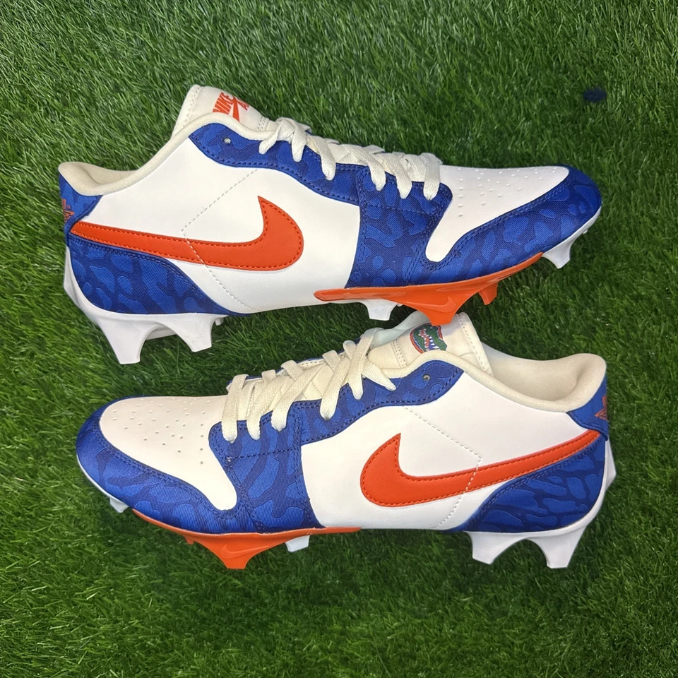 Jordan 1 Low Florida Gator Football Cleat PE Size 12 - Image 1 of 3