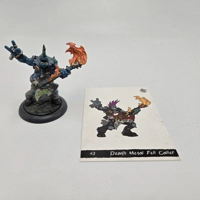 Death Metal Fell Caller #43 [x1] Mini Crate [Warmachine] Painted - Image 1 of 3