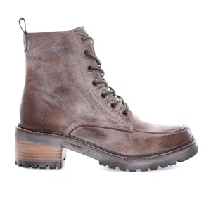 Botas Roan by Bed Stu Mabe para mujer talla 7,5 8 9,5 gris óxido con cordones combate NUEVAS - Imagen 1 de 7