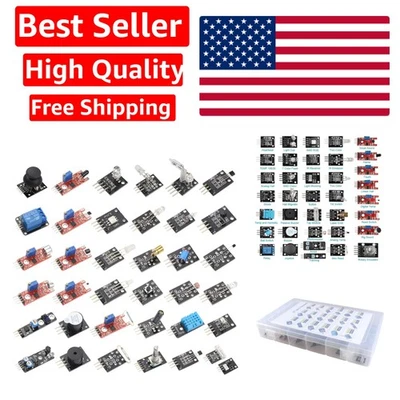 Educational 37 Sensor Assortment Kit for Arduino & Raspberry Pi - Learn & Create - Image 1 of 4