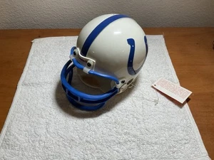 Riddell NFL Football Helmet Replica - 3-5/8" Indianapolis Colts “Read DESC” - Picture 1 of 5