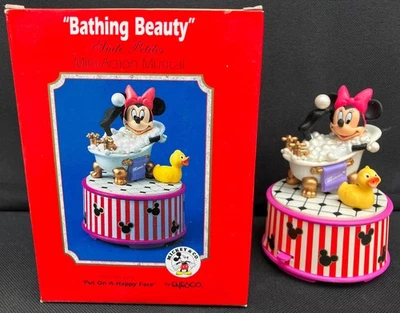 Enesco Bathing Beauty / Minnie Badewanne Walt Disney Mickey&Co. Musik-Spieluhr