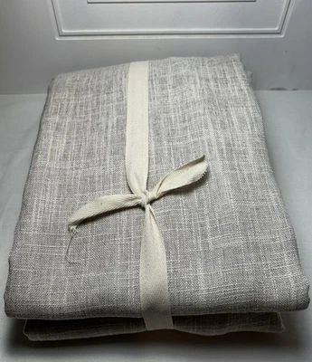 West Elm Crossweave Blackout Curtain ~ 48”W x 108”L ~ Belgian Flax - Image 1 of 3