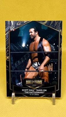 Scott Hall 2021 Topps WWE Hall of Fame Hall Takes on Rattlesnake  #HOF-17 - Image 1 of 2