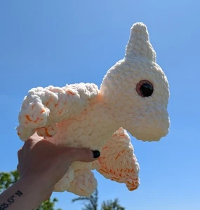 New Handmade Crochet Pterodactyl Dinosaur Amigurumi 10 “ Soft Plush - Picture 1 of 6