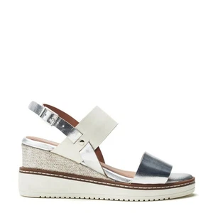 Moda In Pelle Women's Gavasi Leather Wedge Heeled Sandals - Picture 1 of 12