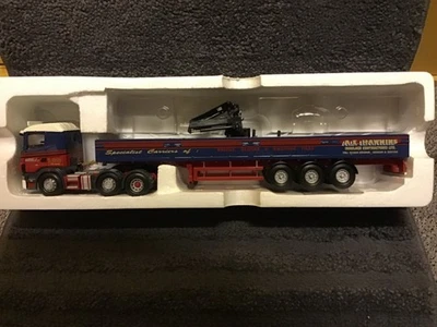 Scania Baustoffsattelzug mit Ladekran von Corgi 1:50 gebraucht - Bild 1 von 2