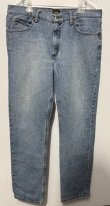 Lee Regular Fit Denim Blue Jeans Herren Größe 38 X 34 - Bild 1 von 15