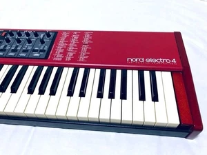 Nord Electro 4 Synthesizer Red 73 Key Clavia Vintage Keys Japan Used - Picture 1 of 17
