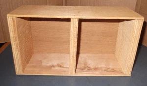 HOLZ SCHATTENBOX DISPLAYREGAL 10""L X 5""B X 4""T - Bild 1 von 5