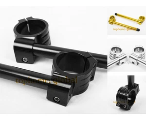 For 38mm Fork Clip-ons Handle Bar CNC Pair Regular Handlebar Clip On - Picture 1 of 3