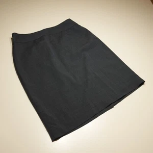 Banana Republic Pencil Skirt Womens 6 Wool Stretch Dark Navy Formal Corpcore - Picture 1 of 16