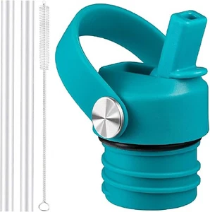 Strohhalmdeckel & Zubehör für Hydroflasche (18 - 24 Unzen) Brandneu im Paket!! - Bild 1 von 5