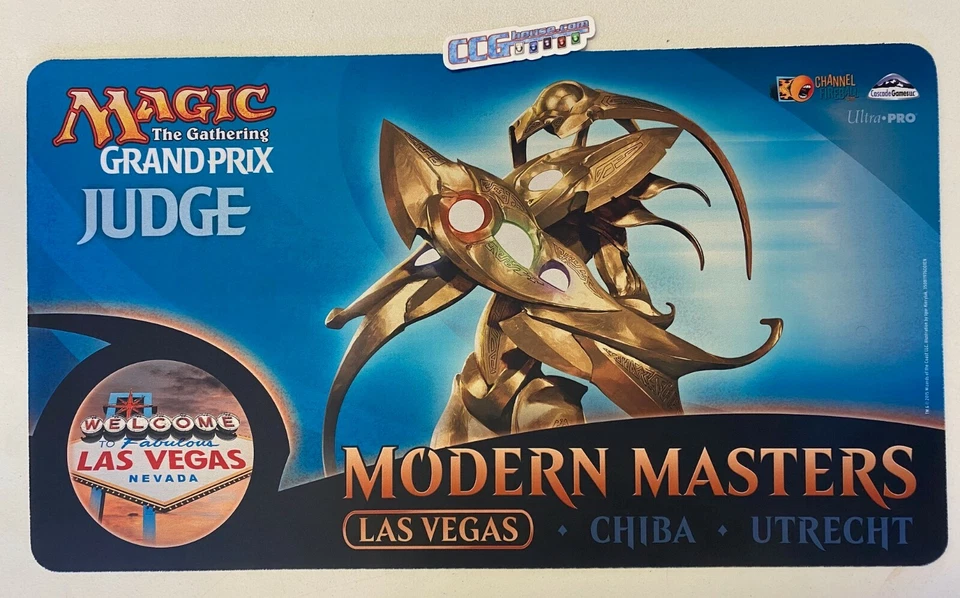 Etched Champion GP Vegas Modern Masters Judge Playmat MTG Magic **CCGHouse** - Image 1 of 1