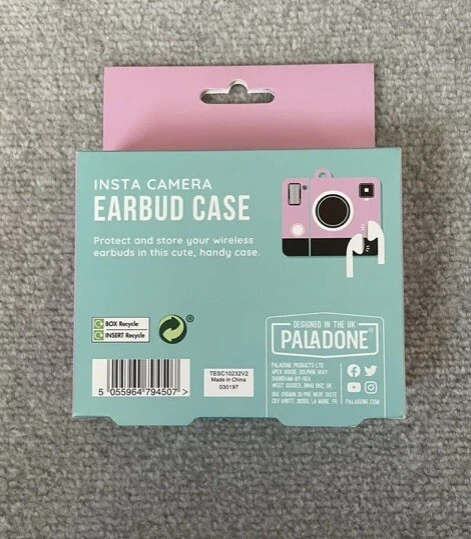 ***NEW*** PALADONE - INSTA CAMERA - EARBUD CASE - FOR WIRELESS EARBUDS - Image 1 of 3