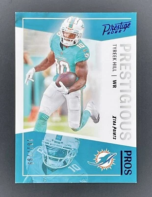 2022 Panini Prestige Tyreek HillPrestigious Pros #PP-7  /299 - Image 1 of 3