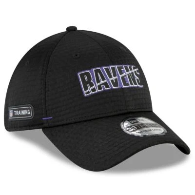 Boné NFL Baltimore Ravens New Era preto 39 trinta chapéu médio grande Netech NOVO - Imagem 1 de 4