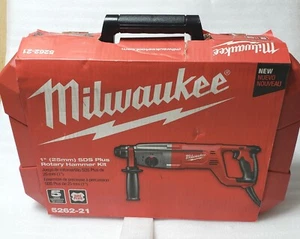 Milwaukee 5262-21 120V 1" SDS Plus Rotary Hammer Kit w/ Depth Rod, N£W - Picture 1 of 6