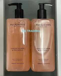 2-Pk PECKSNIFF'S ENGLAND GINGER FLOWER PATCHOULI Moisturizing SOAP-FREE HANDWASH - Picture 1 of 4