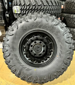 17x9.5 Black Rhino Arsenal Wheels 37" Atturo MT Tires 5x5.5 Dodge Ram 1500  - Picture 1 of 5