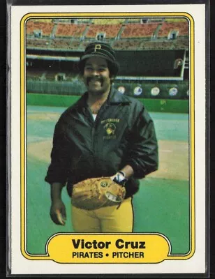 1982 Fleer #480 Victor Cruz Pittsburgh Pirates - Image 1 of 2