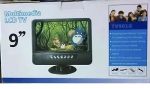 STV LCD 9" Portable Car Mini Television TV and Monitor Function - Picture 1 of 6
