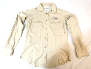 Columbia PFG Shirt Damen Omni Shade belüftet Knopfleiste Campinghemd Größe Small - Bild 1 von 10