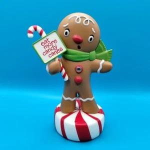 Hallmark Wisecracking Gingerbread Boy Man Motion Activated Funny Christmas Decor - Picture 1 of 15