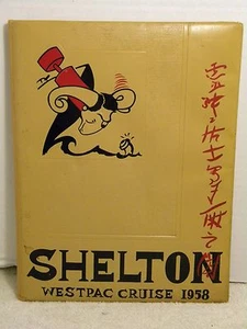 WESTPAC CRUCERO 1958 LIBRO SHELTON USS SHELTON BARCO MILITAR ANUARIO FOTOS - Imagen 1 de 10