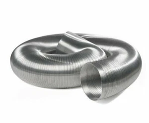 Aluminium Flexibler Schlauch / Flexi Rohr / Sauglüfter Rohr 100mm 3 METERS - Bild 1 von 1