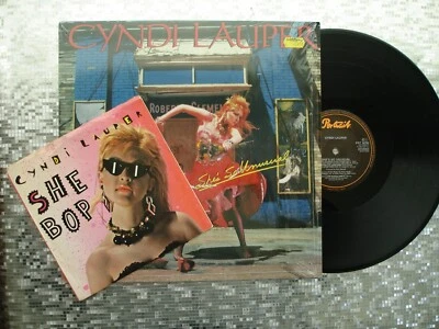 Cyndi Lauper  ~ She's So Unusual ~  UK LP w/She Bop Single   Portrait  PRT 25792 - Image 1 of 4
