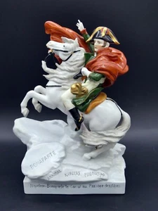 Porzellangruppe " Napoleon - Ritt über die Alpen" Scheibe Alsbach 27 cm H. - Bild 1 von 10