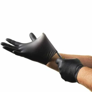 Venom Steel Nitrile Black Gloves 6mil 20 or 40Ct in Medium, Large, Extra Large - Picture 1 of 5