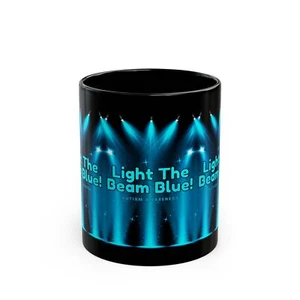 Light The Beam Blau Autism Awareness Tasse - Bild 1 von 5