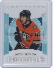 2023-24 Upper Deck Artifacts 2022/23 Pavol Regenda Clear Cut Rookies Card