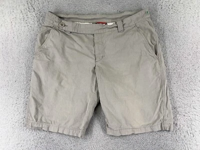 Pantalones Cortos The North Face Para Mujer 10 Rayas Grises 100% Algodón Golf Senderismo LEER Foto 1 de 4