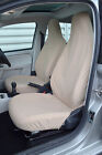 Sand Beige Tailored Waterproof Car Seat Covers Front2 For Vw Volkswagen Up 2012+